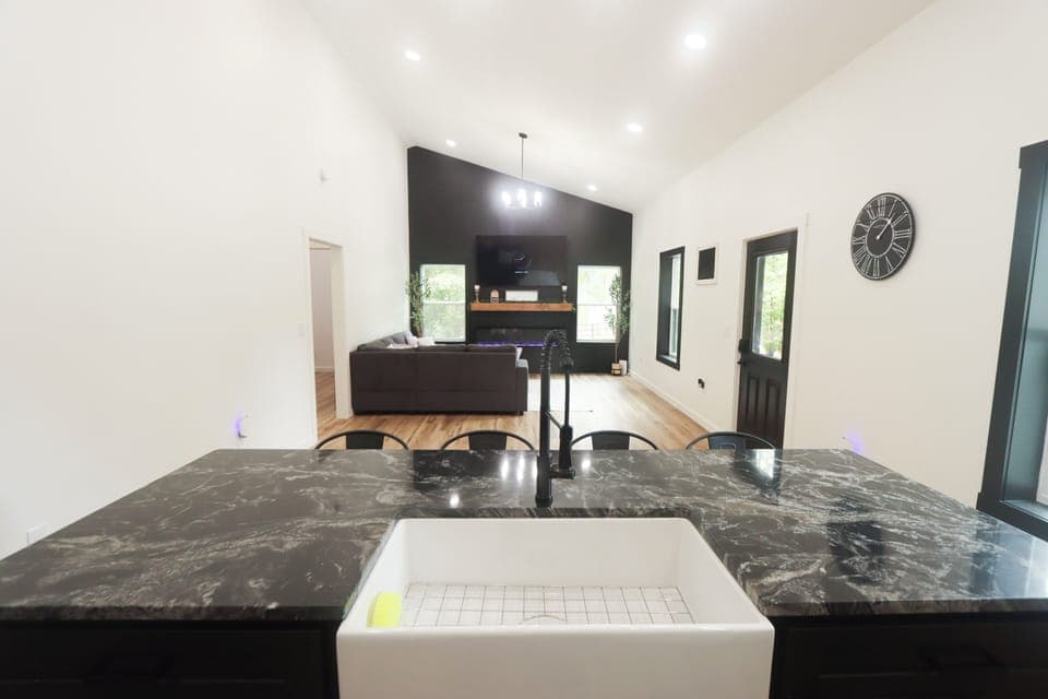 Kitchen/living room view