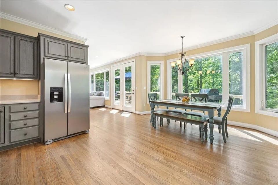 Upstairs kitchen