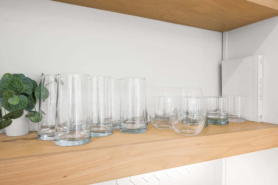 Fully stocked kitchen