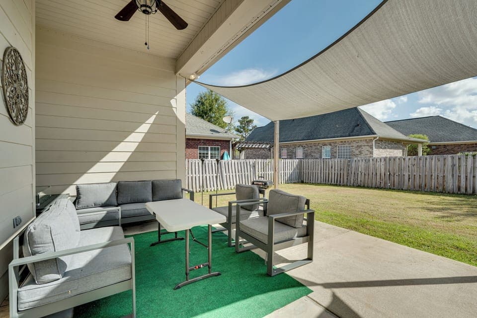 Evans Vacation Rental | 4BR | 3BA | 1 Step Required | 1,820 Sq Ft