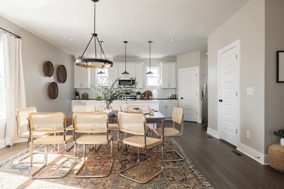 Plenty of natural light fills the space.