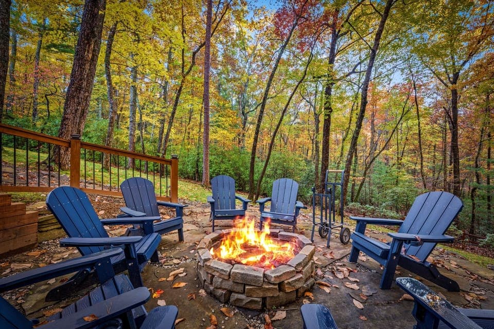 Gather the family for s'mores and an evening under the stars. This peaceful wooded setting is the perfect place to unwind and connect in the heart of the North Georgia Mountains.
