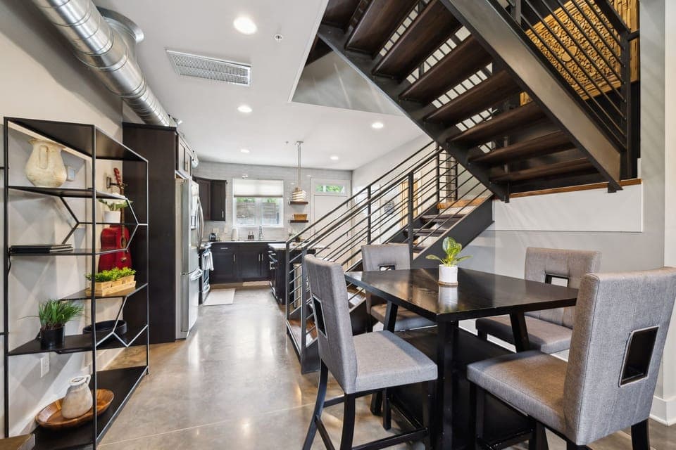 Dining Area: Whether it’s takeout or a home-cooked meal, there’s always room at the table.