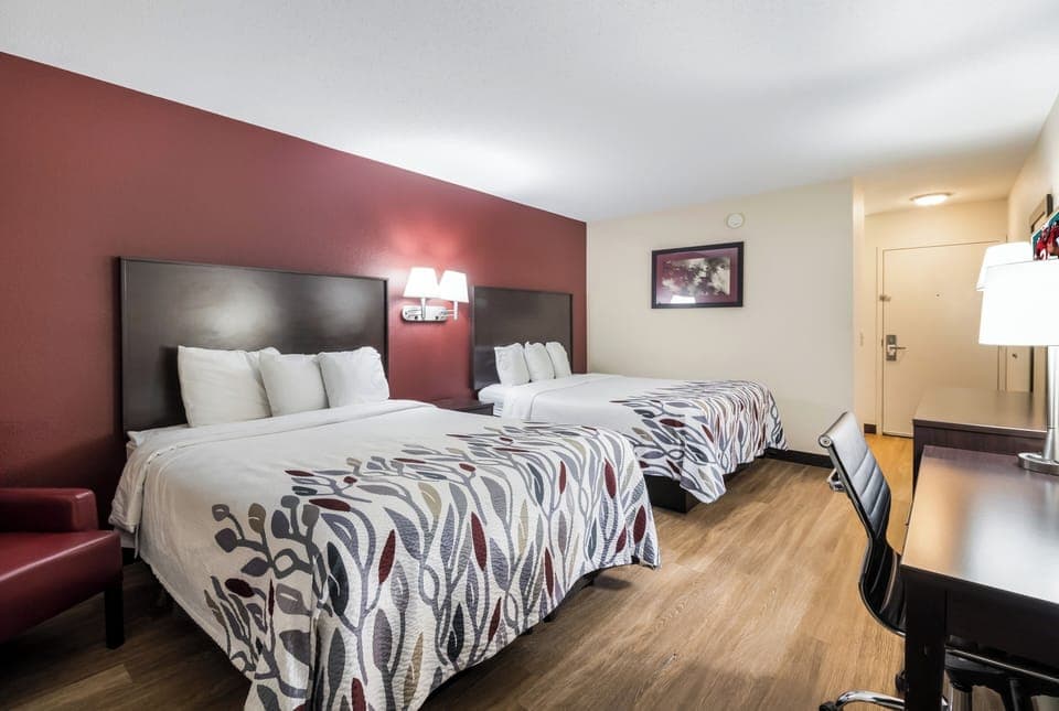 Bedroom. Interior and views may vary based on location and availability