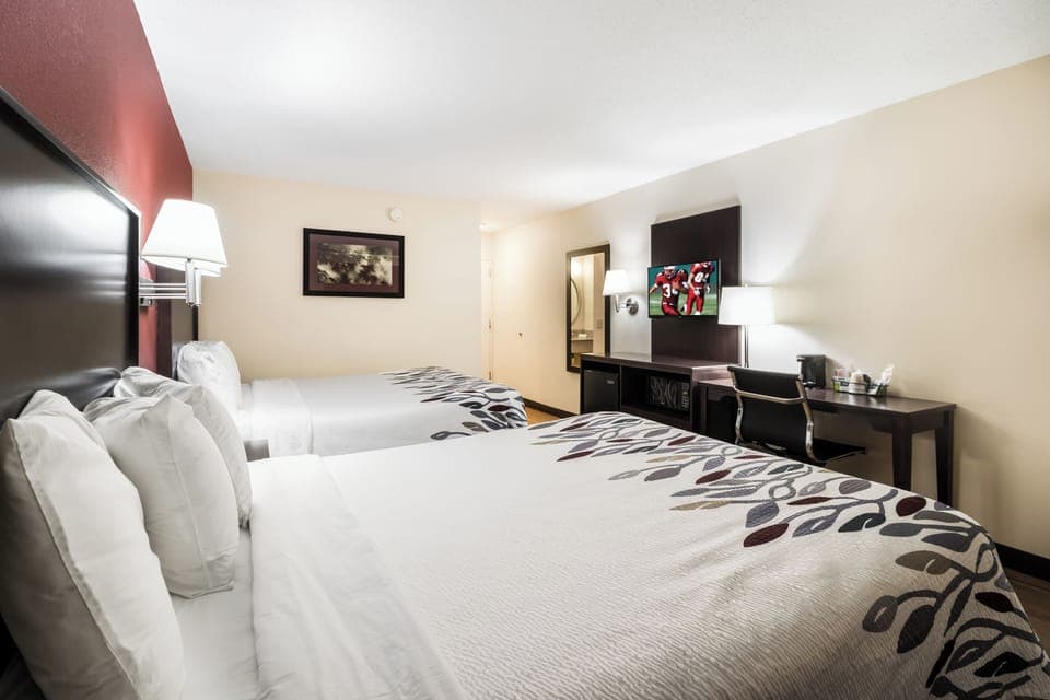 Bedroom. Interior and views may vary based on location and availability