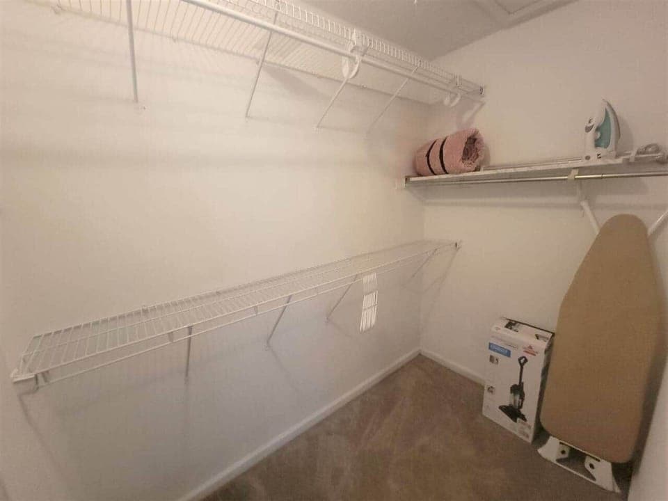 Walk in Closet for primary bedroom