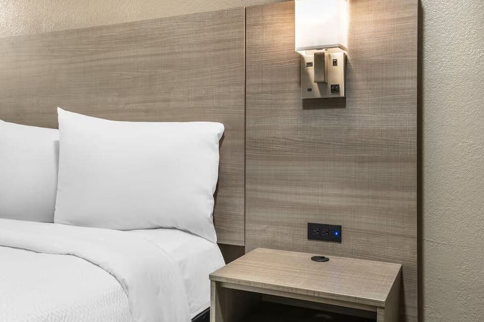 Unwind in crisp linens and drift into peaceful sleep.