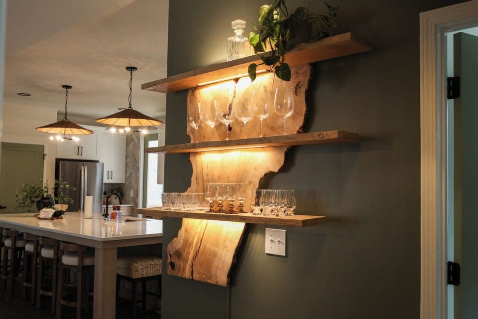 Whiskey shelf 