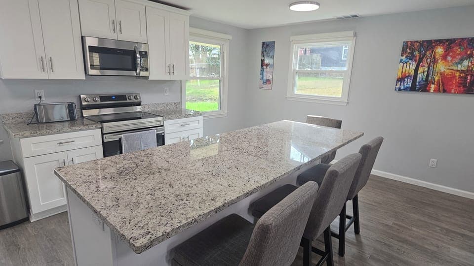 daylight comes into kitchen