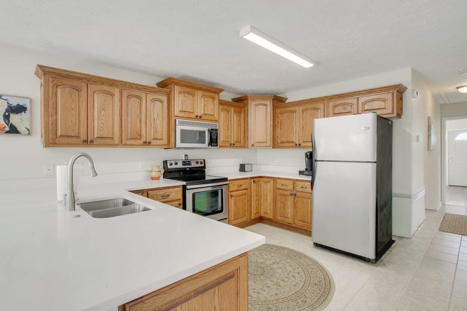Property Interior | Single-Story Home | Free WiFi | Central A/C & Heating