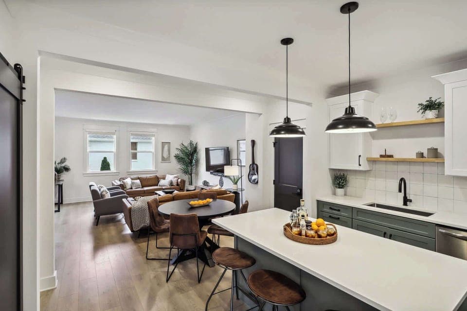 Unit B Dining Area | Dining Table Adjacent to Kitchen | First Floor