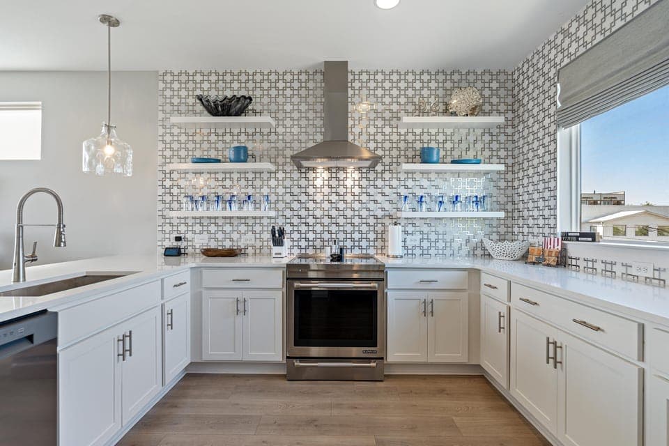 Fully stocked kitchen