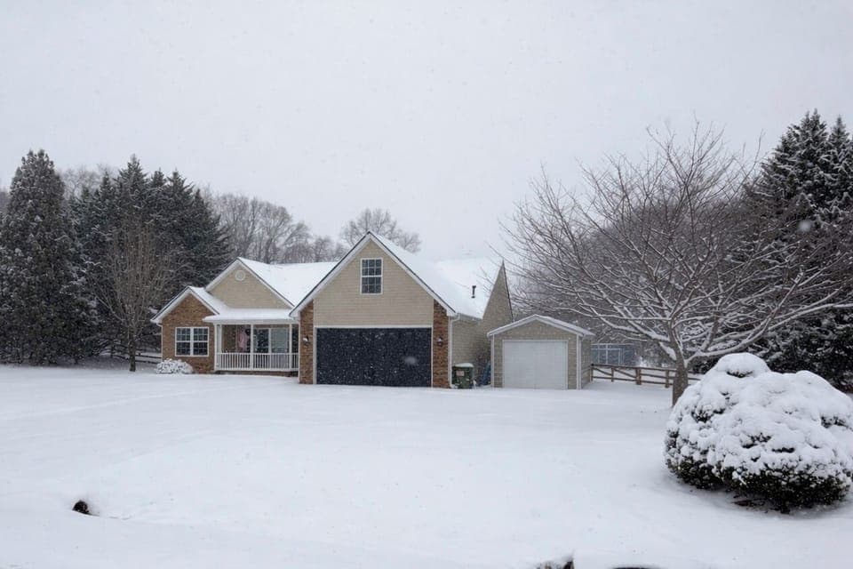 Sometimes we get snow!