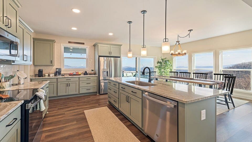 Fully stocked kitchen loaded with everything you need for great meals. 