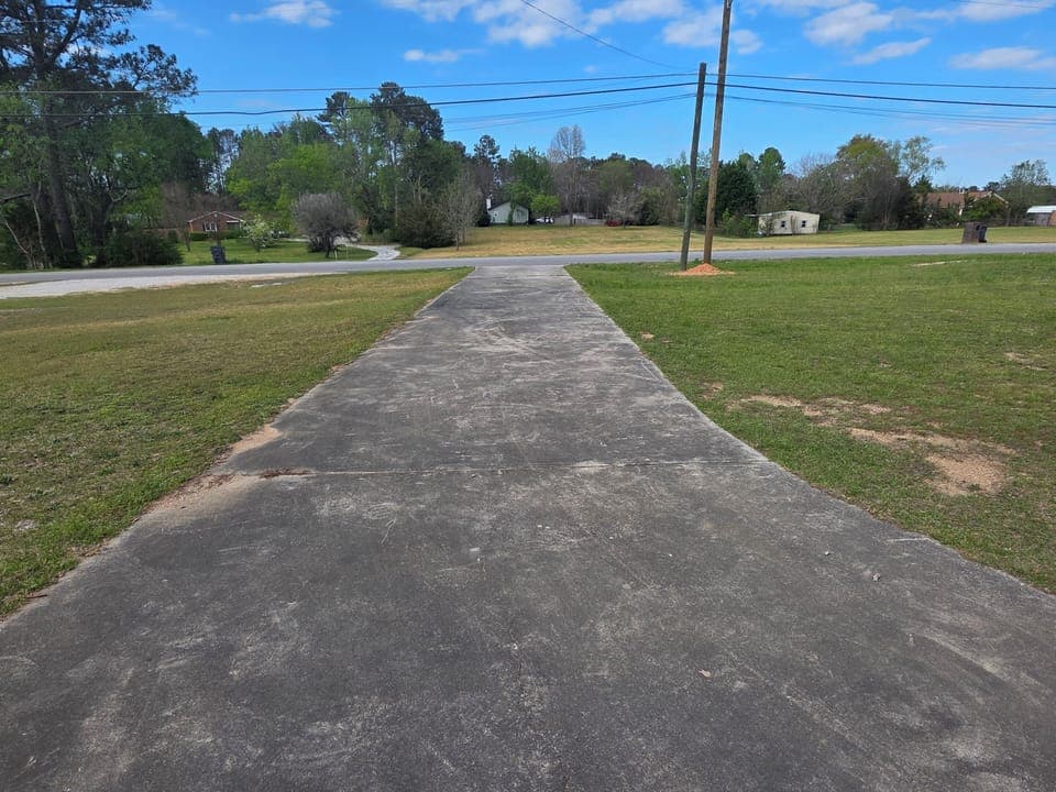 140ft concrete driveway 