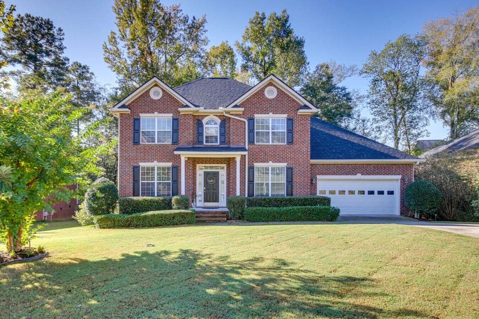 Front Exterior | Brick Facade | Lawn Landscaping View