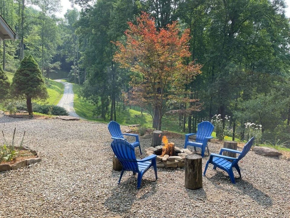 Fire pit with View