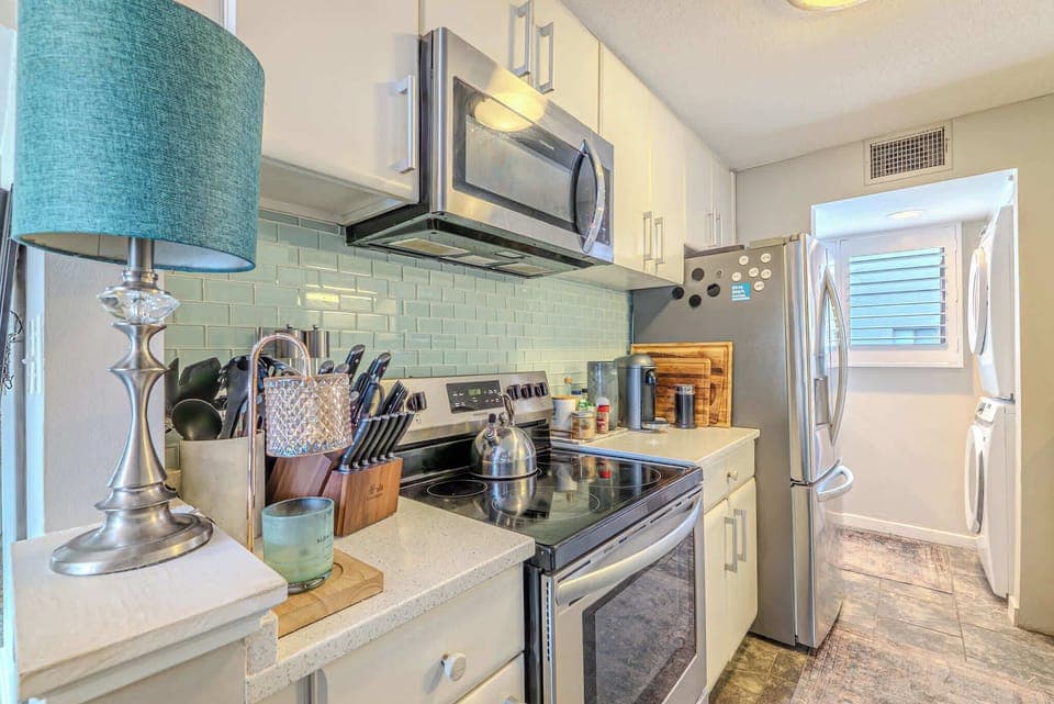 Cook and gather in the bright kitchen!