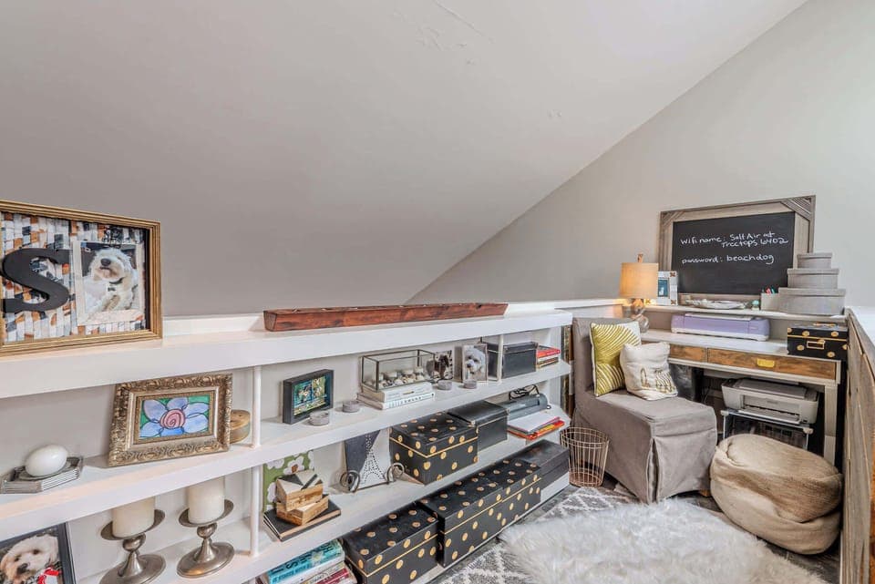 Comfortable space for reading or conversation!