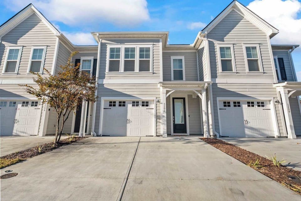 Front of townhome, 