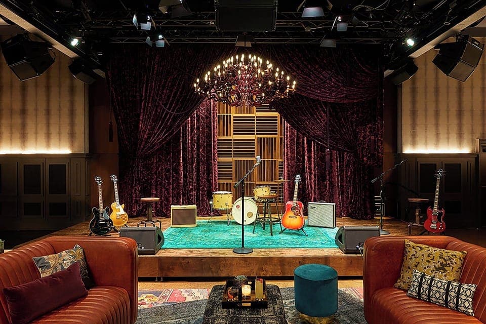 Step onto the stage and savor a private performance vibe.