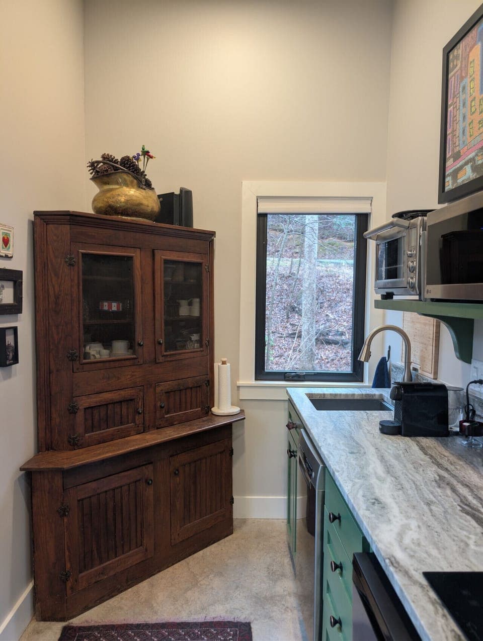 A perfect balance of rustic warmth and modern convenience, making this space feel timeless and lived-in.
