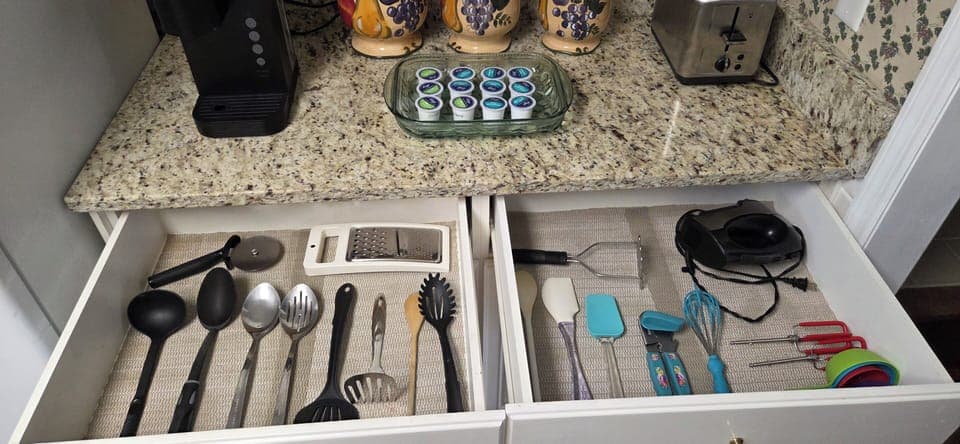 Kitchen cooking utensils, mixer, grater
