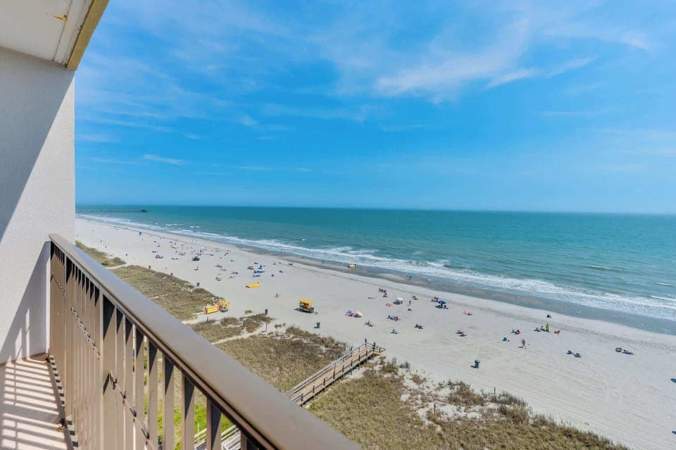 Take in the beautiful ocean views form your private balcony off the Primary BR