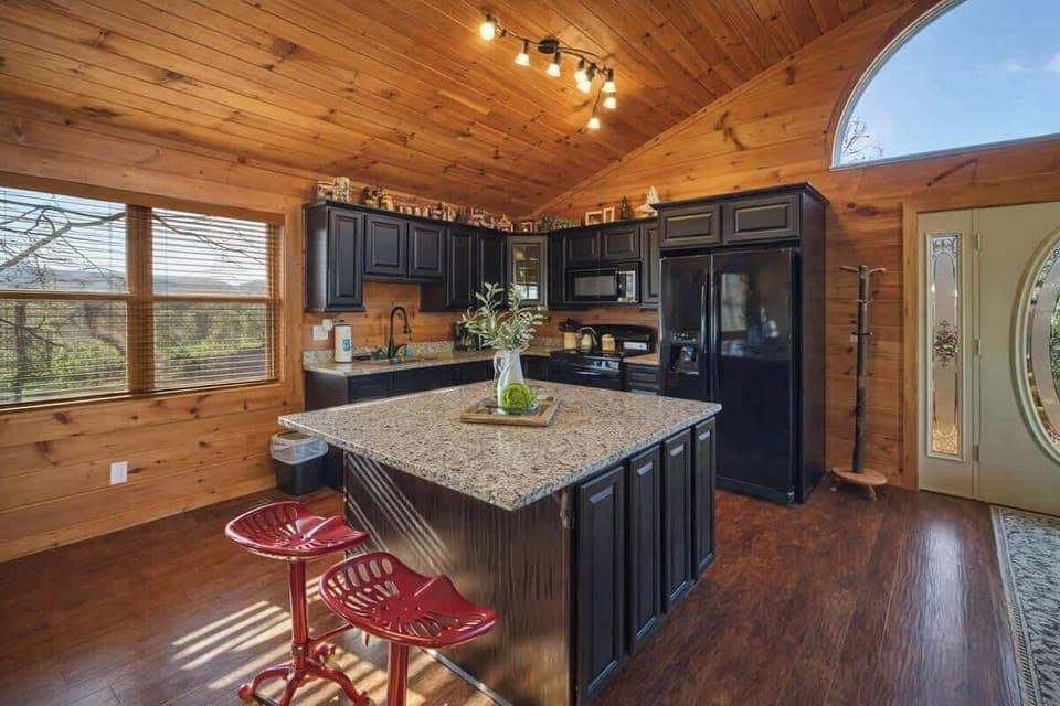 Kitchenette / full kitchen in the second home main area! Have a cook off competition, who wins? Main house or second house??