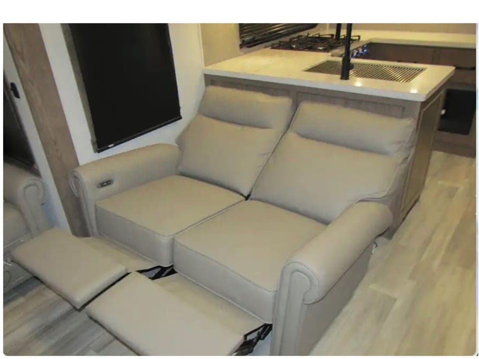 Chairs in living room are working recliners