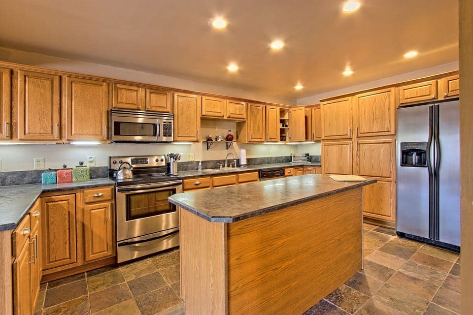 It's always better to cook in a recently renovated kitchen!
