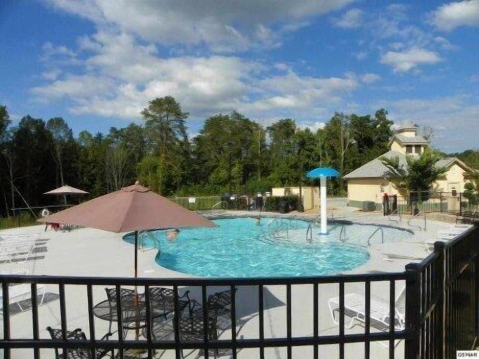 Pool area with plenty of fun for all.