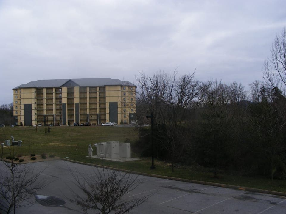 View of building 5 from our balcony