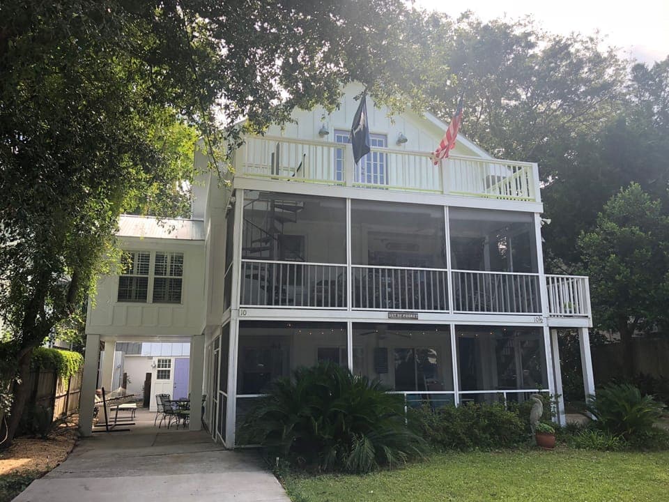 Out of Pocket Rental is the Entire First Floor and Outside Front and Back yards