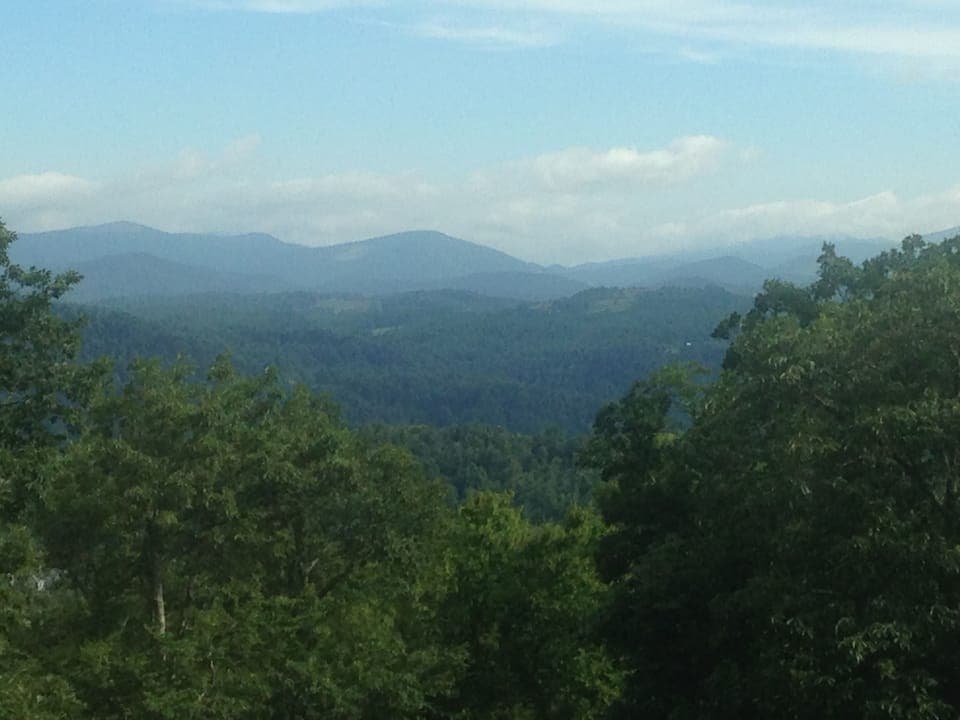 Scenic Blue Ridge Mountain View