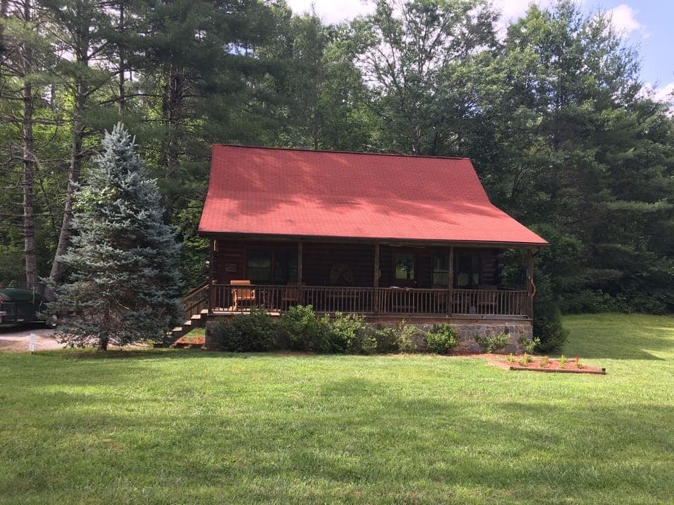 Large front yard
