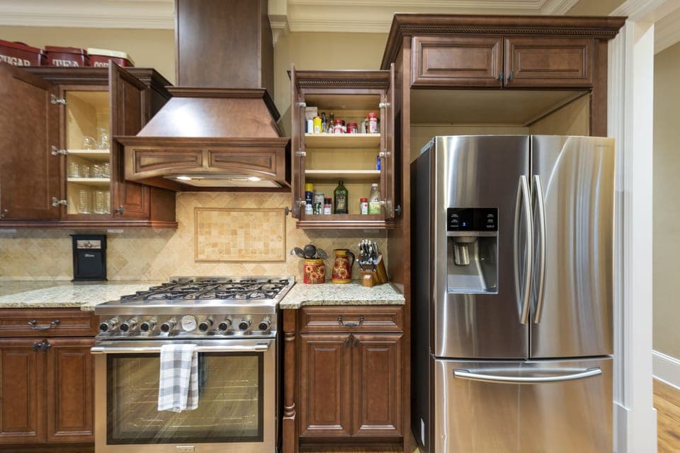 Kitchen on main level
