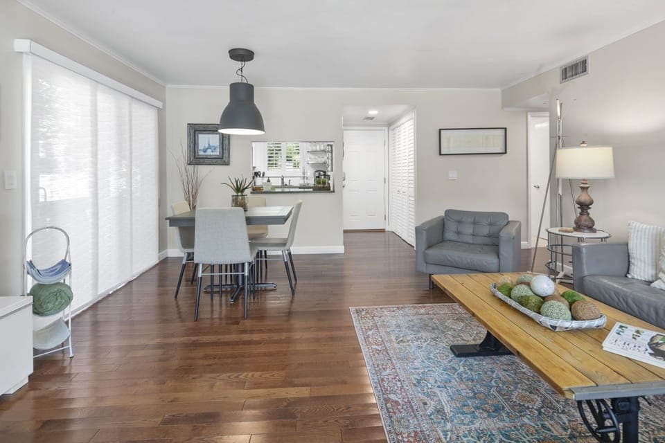 Great room, dining