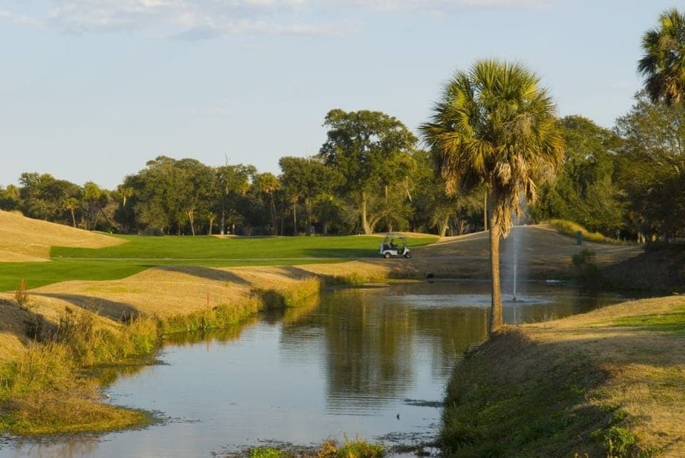 The Harbor golf course, 5 minute walk away.