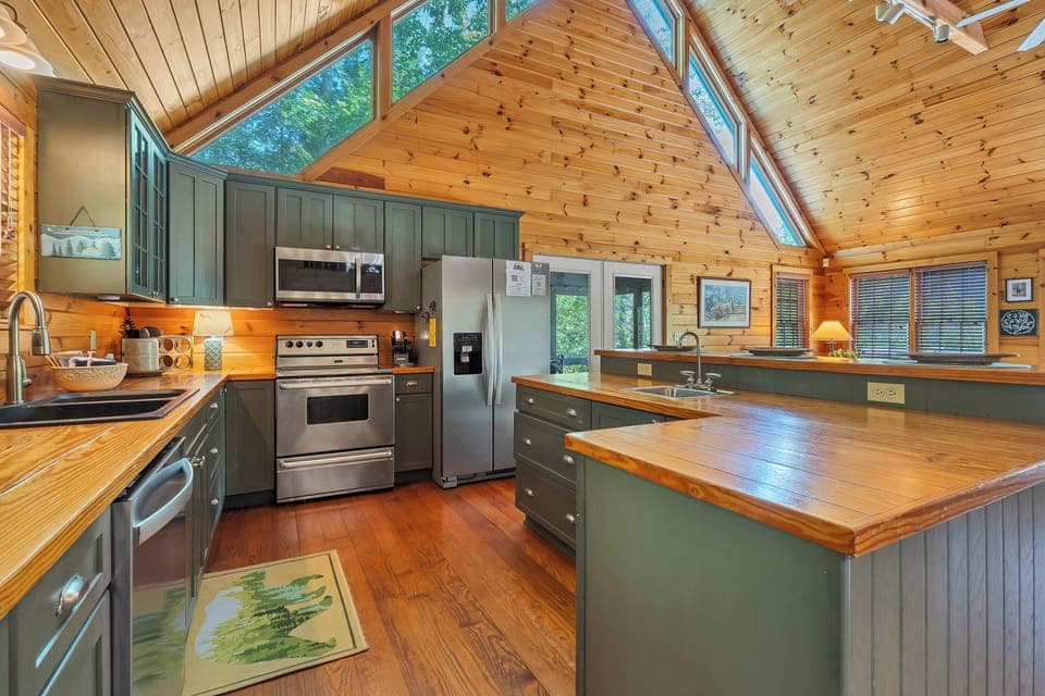 Stainless appliances for the gourmet cook in your family.