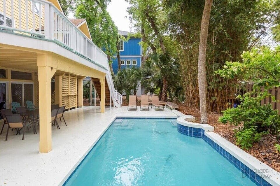 Backyard Pool Deck