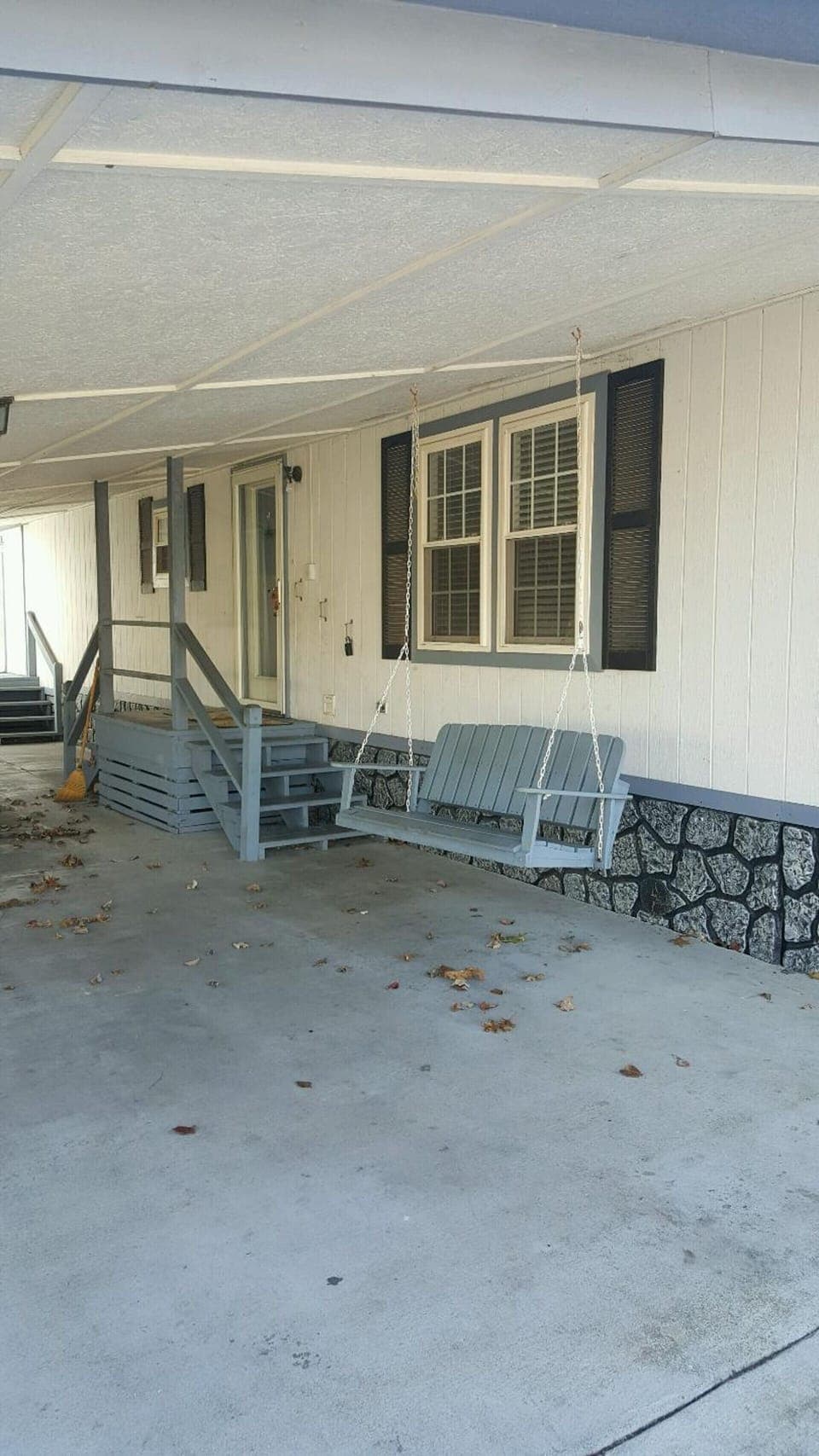 Carport and Swing 