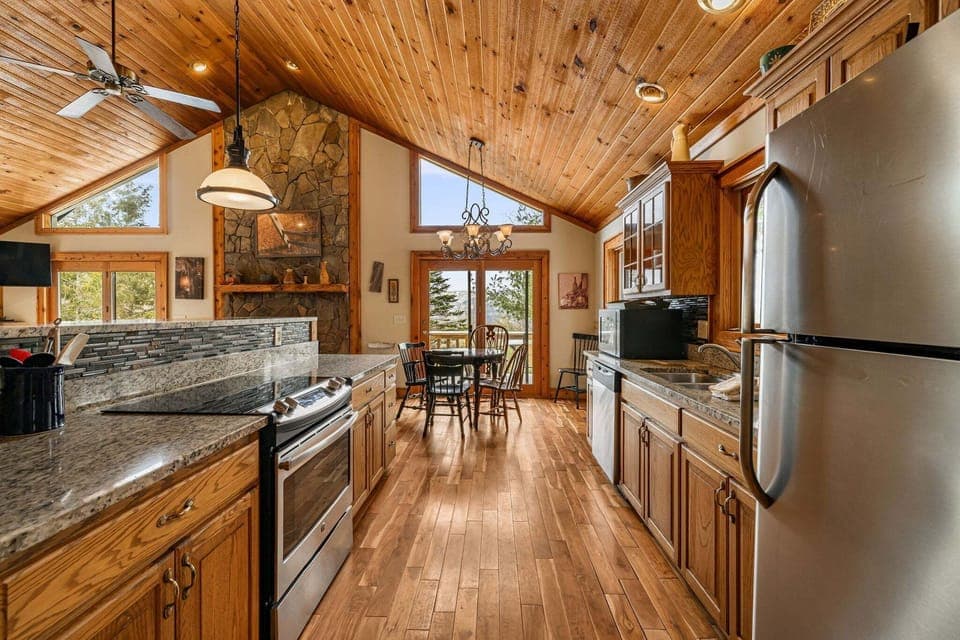 Enjoy Our Spacious Kitchen And Living Room With Access To The Deck
