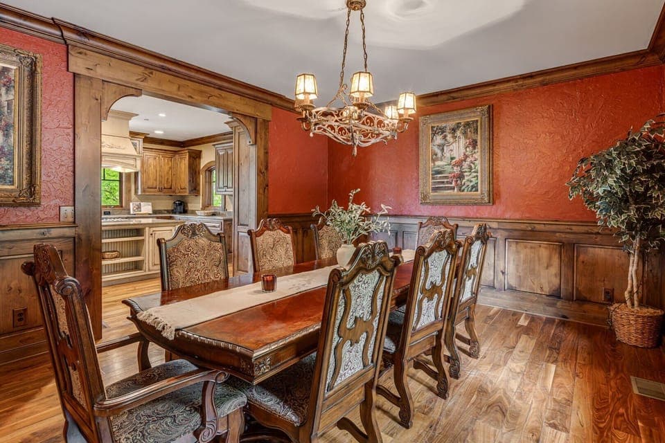 Dining Room off of Kitchen and Main Entry