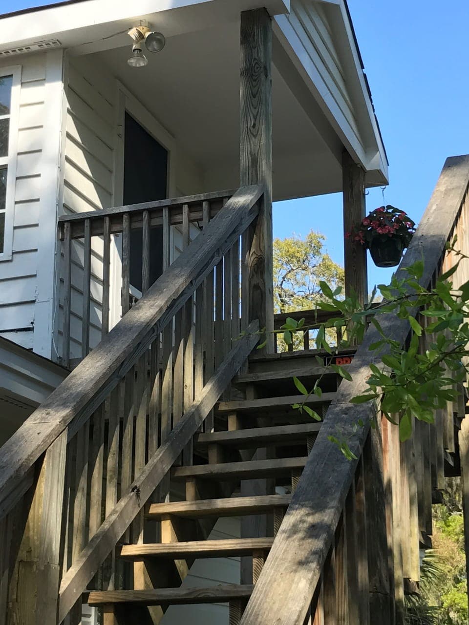Your entrance is at the back of the house ! 