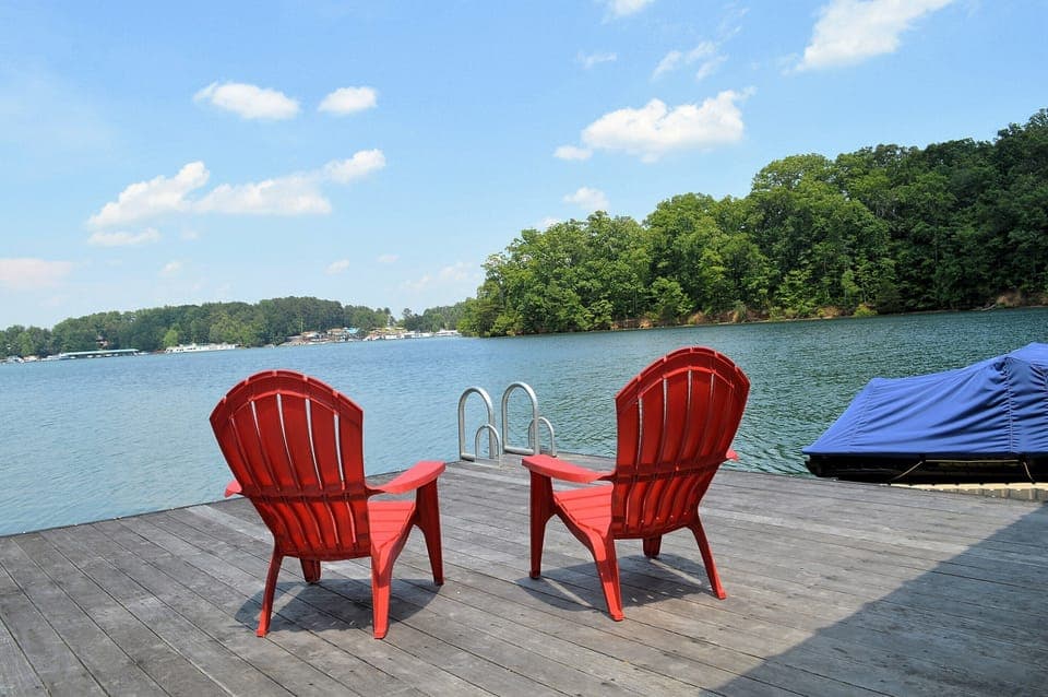 Merely seconds from Lake Keowee Marina