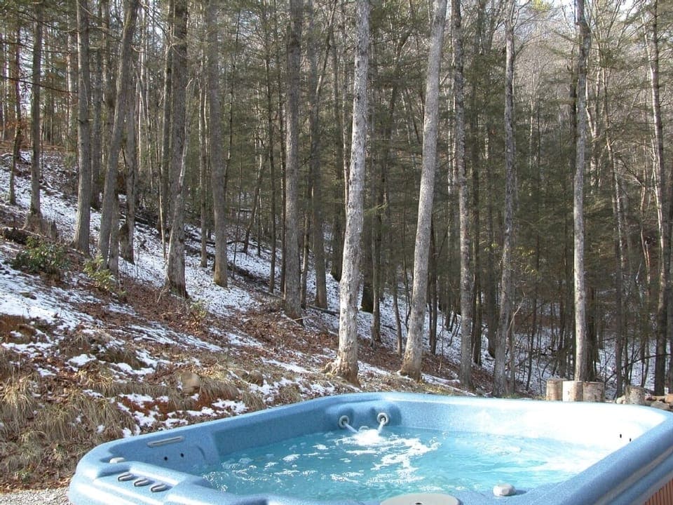 Natural and private setting for your spa experienc
