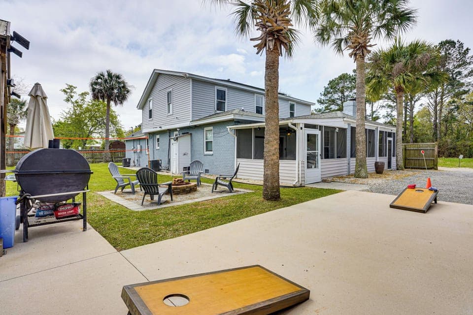 Charleston Vacation Rental Home | 5BR | 3BA | 3,000 Sq Ft | Stairs to Access