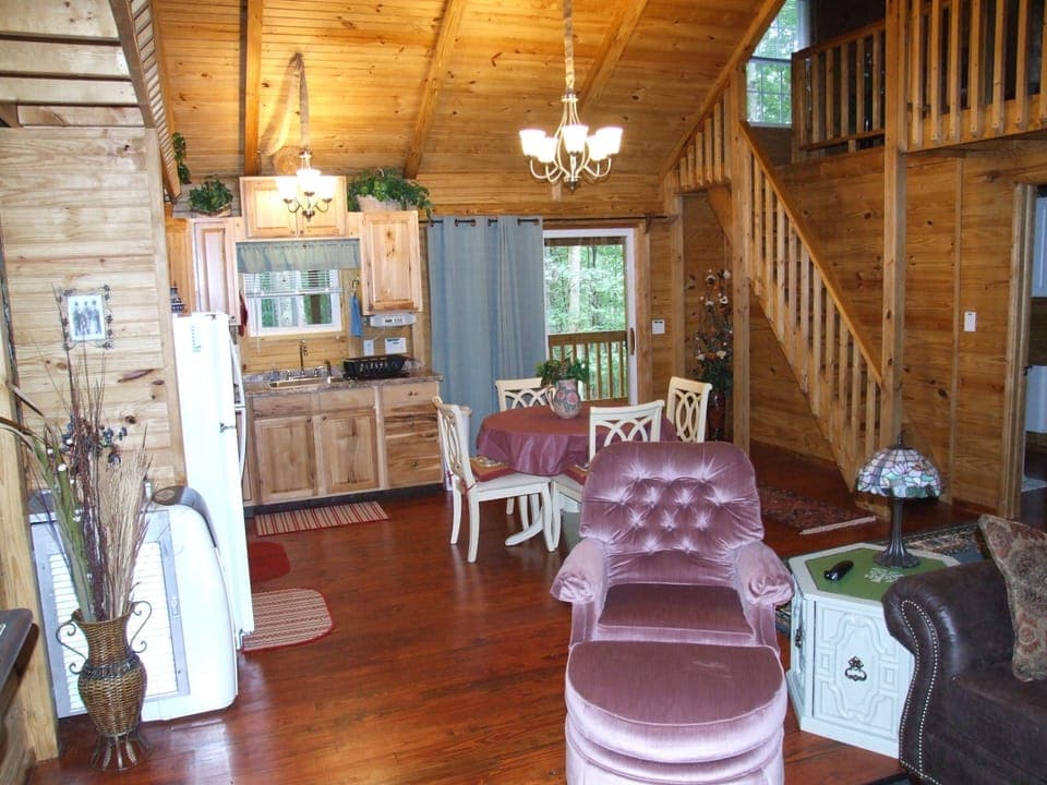 Dining area view from living room