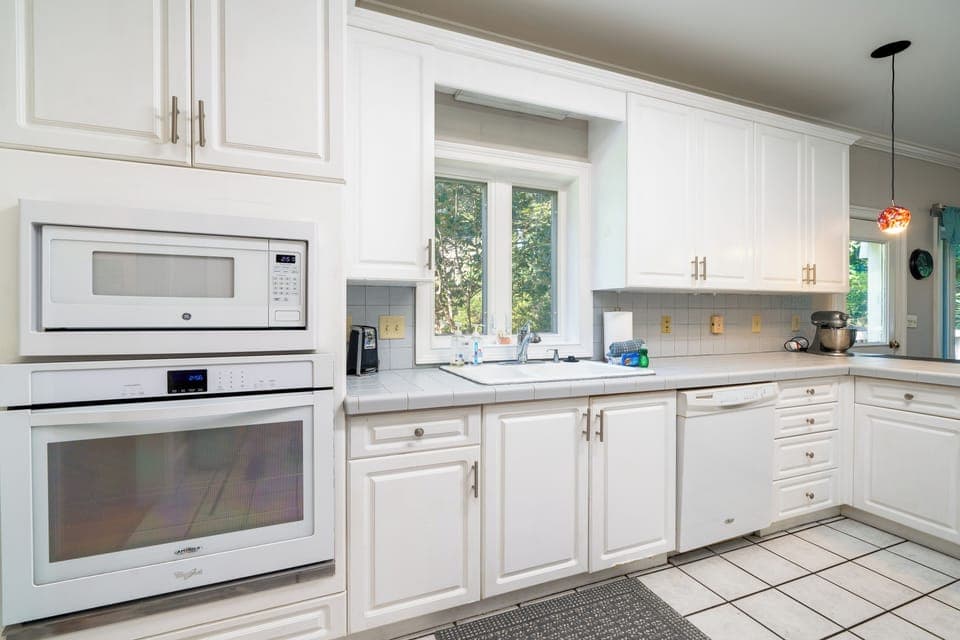 Gourmet kitchen with plenty of light